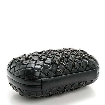 Bottega Veneta Nappa Intrecciato Knot Clutch Black 4 of 11