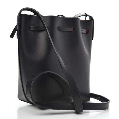 Mansur Gavriel Calfskin Mini Mini Bucket Bag Black Flamma 3 of 10