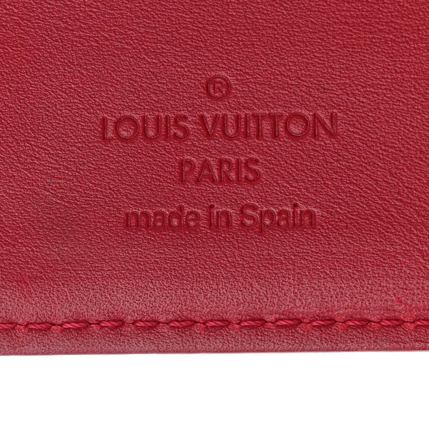 Louis Vuitton Vernis Small Ring Agenda Cover Pomme D'Amour 6 of 9