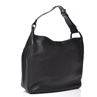 Prada Vitello Daino Tote Black 3 of 9