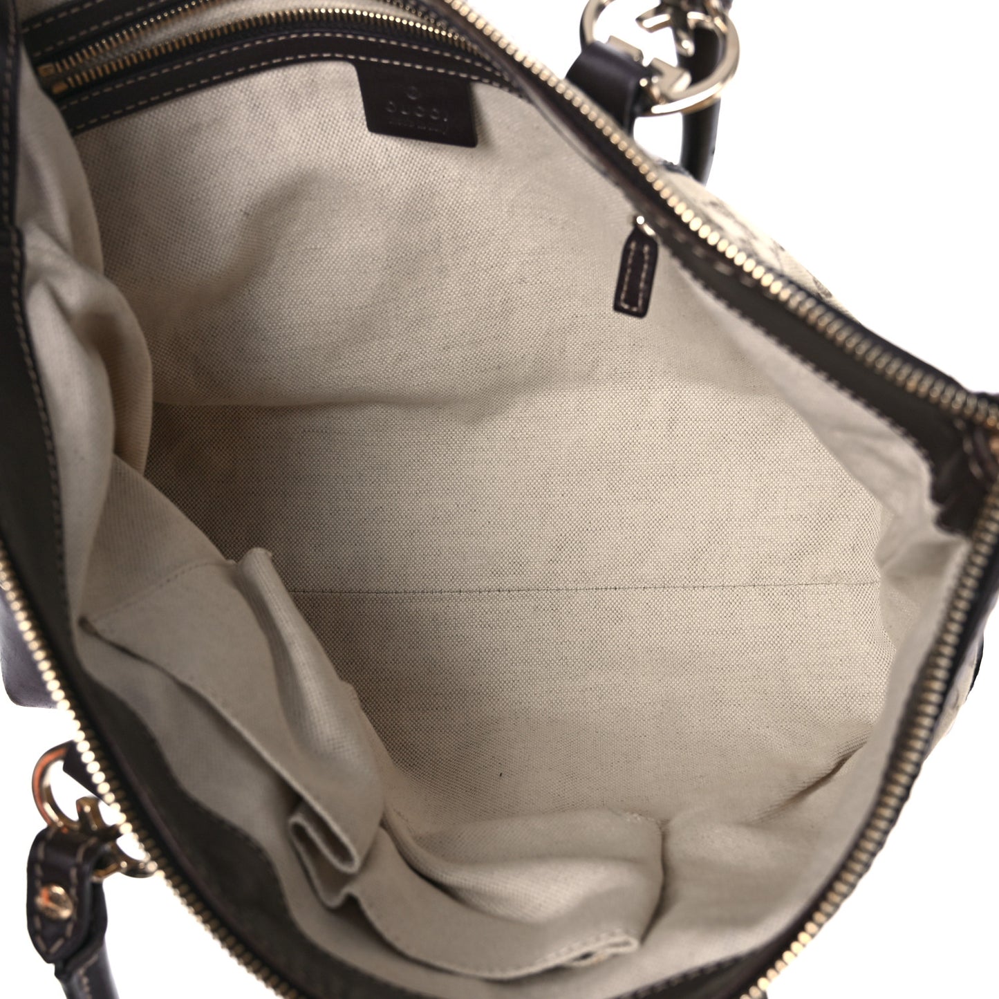 Monogram Small Lovely Heart Tote Dark Brown