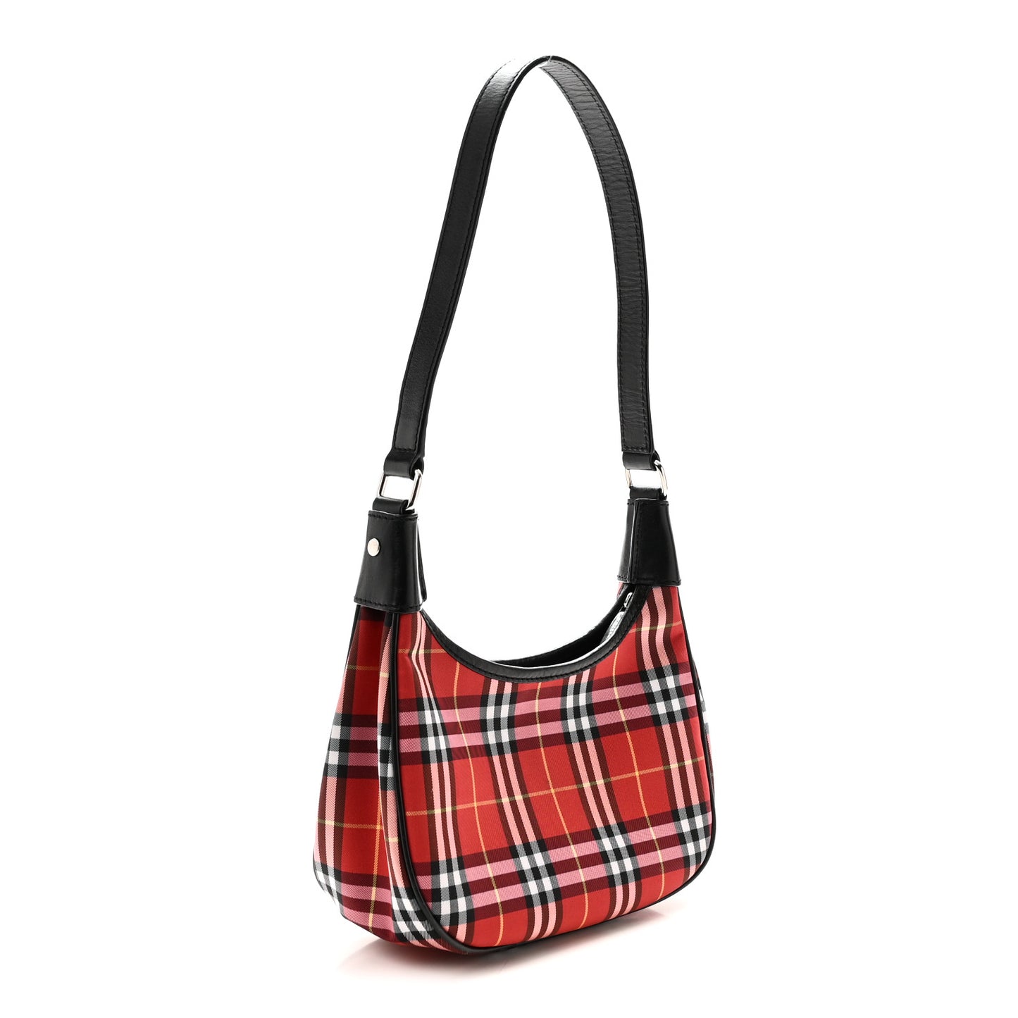 House Check Shoulder Bag Red
