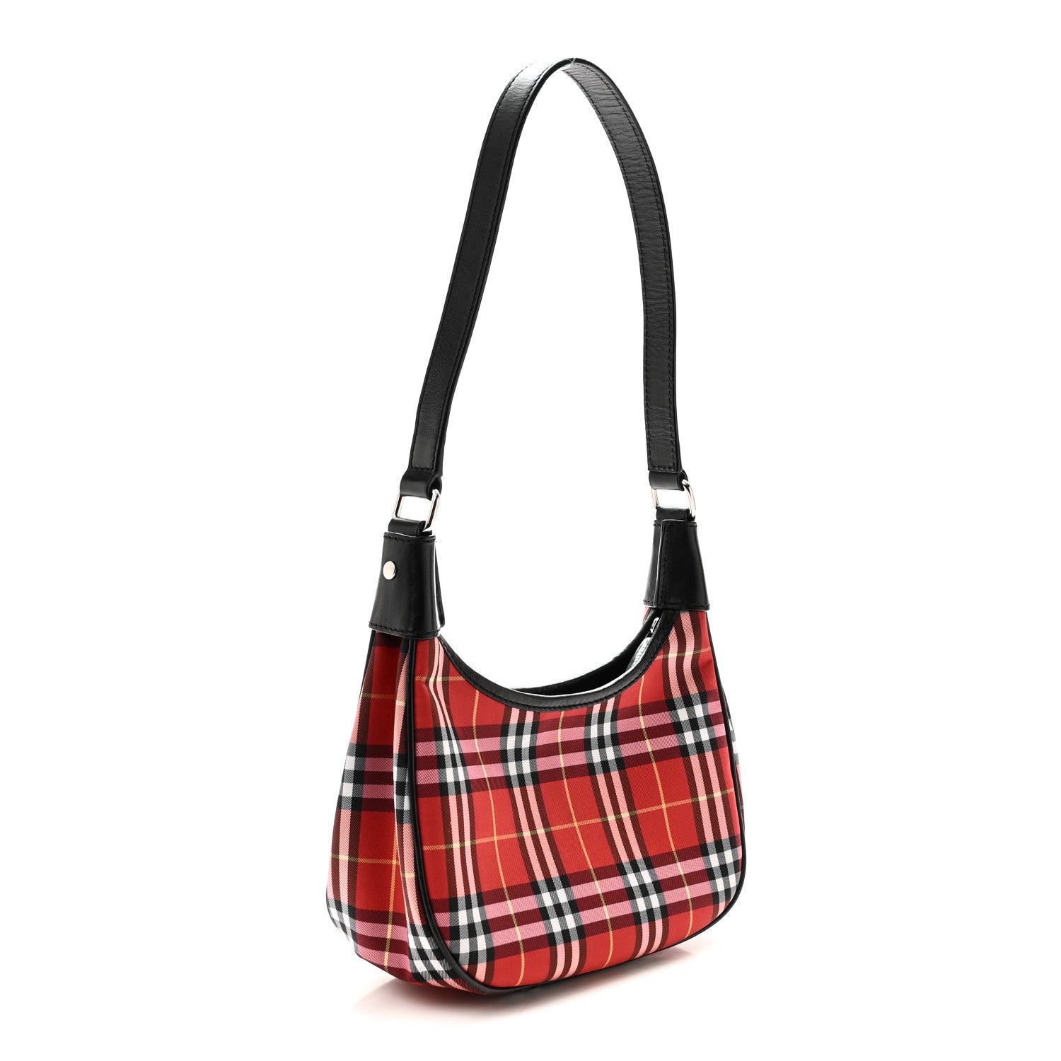 Burberry House Check Shoulder Bag Red 3 of 9