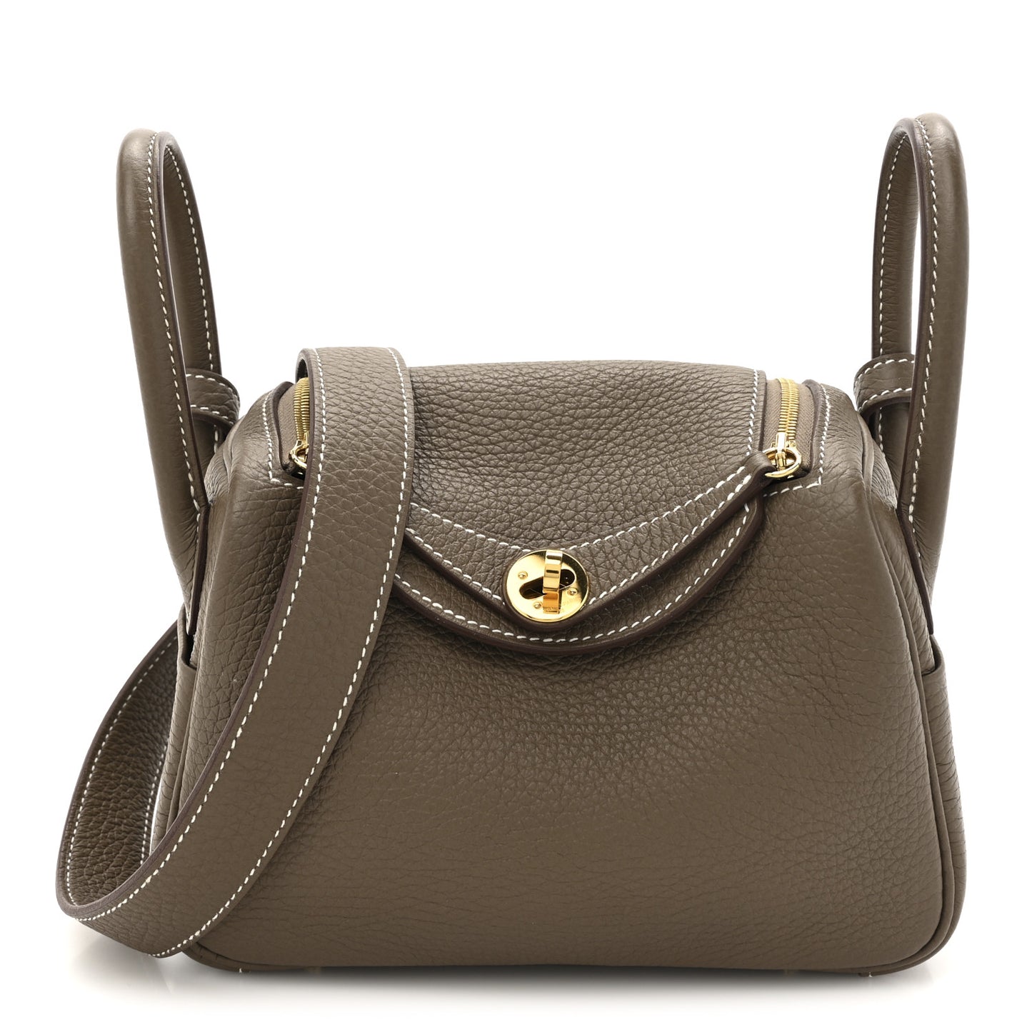 Taurillon Clemence Mini Lindy 20 Etoupe