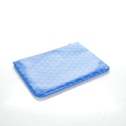 Goyard Goyardine Senat Pochette MM Sky Blue 4 of 8