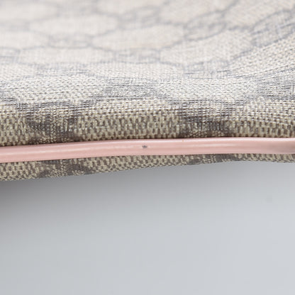 Gucci GG Supreme Monogram Small Flat Messenger Bag Light Pink 11 of 16