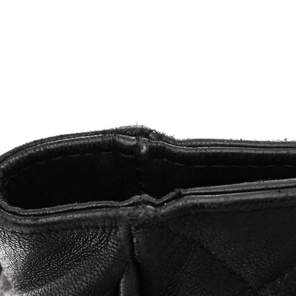 Chanel Lambskin Quilted Shopping Tote Black 13 of 18