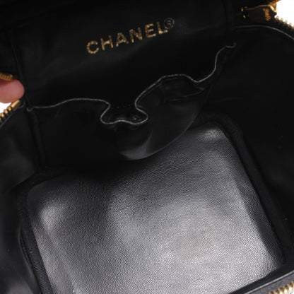 Chanel Caviar Cosmetic Vanity Bag Black 5 of 7