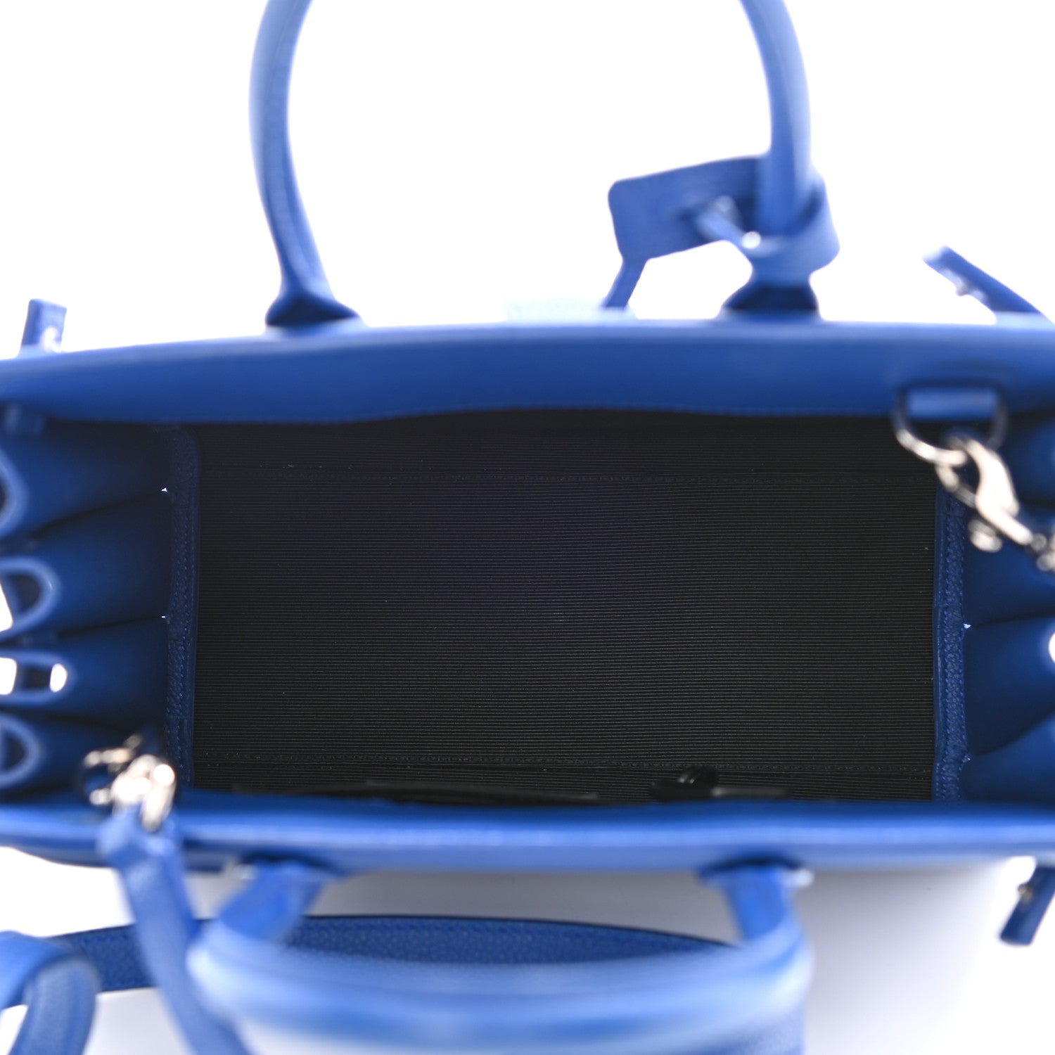 Saint Laurent Grained Calfskin Nano Sac De Jour Royal Blue 5 of 8