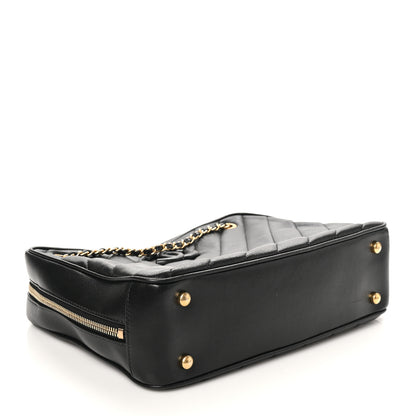 Chanel Lambskin Quilted Coco Vintage Camera Case Black 4 of 10