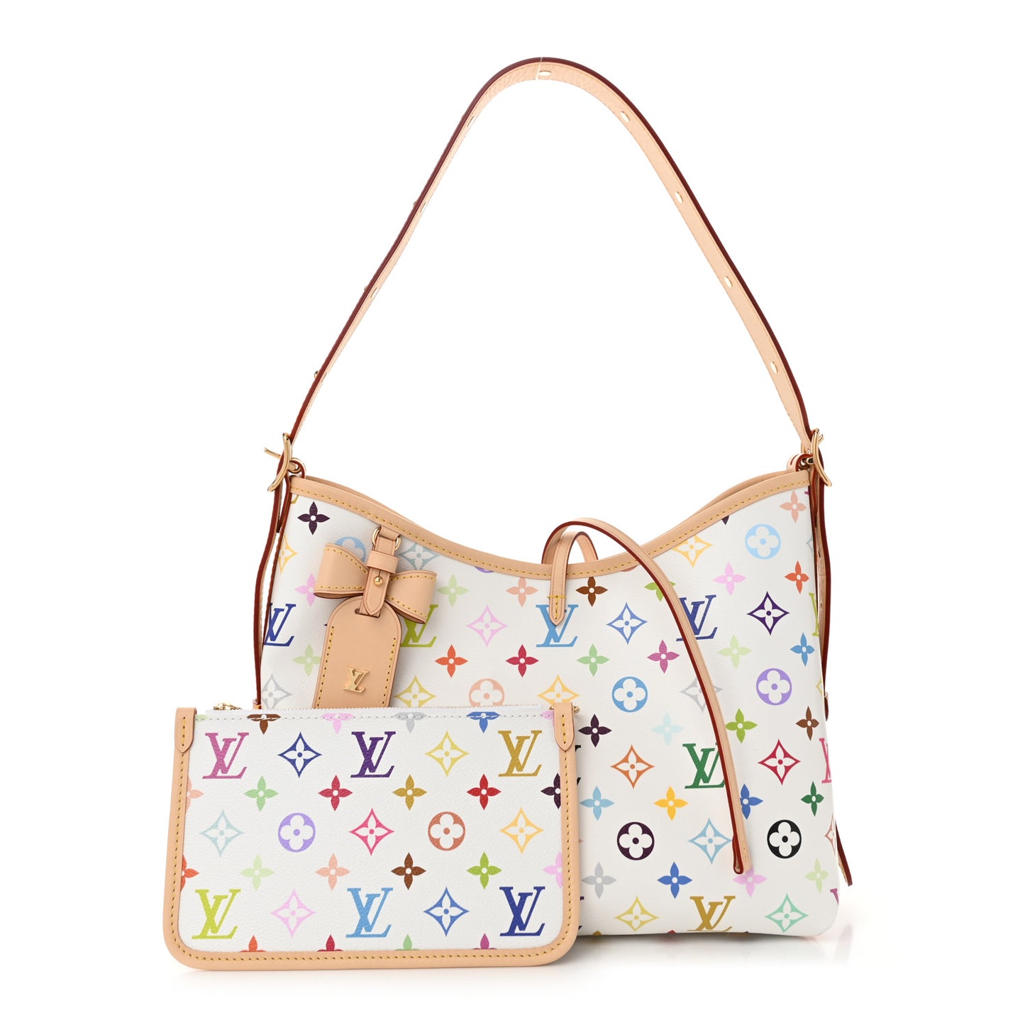 LV X TM Monogram Multicolor CarryAll PM White