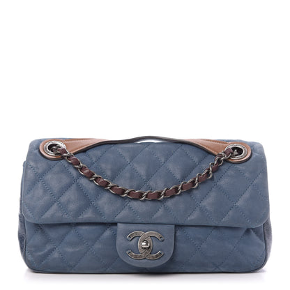 Chanel Iridescent Calfskin Medium In The Mix Flap Blue 1 of 10