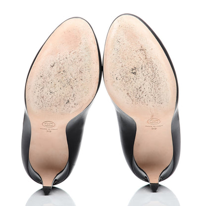 Chanel Lambskin Crystal CC Pumps 39 Black 5 of 10