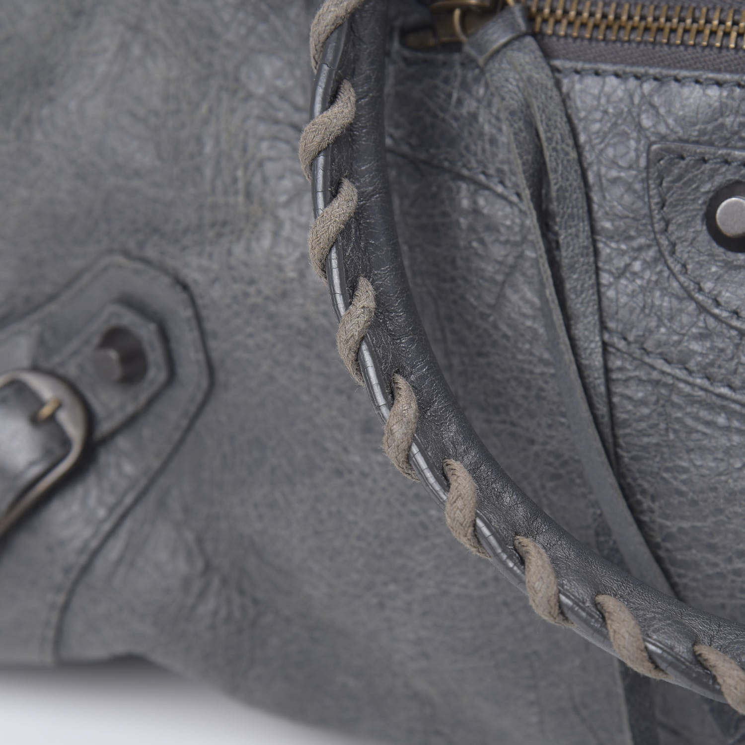 Balenciaga Agneau Classic Hardware Part Time Gris Tarmac 11 of 14