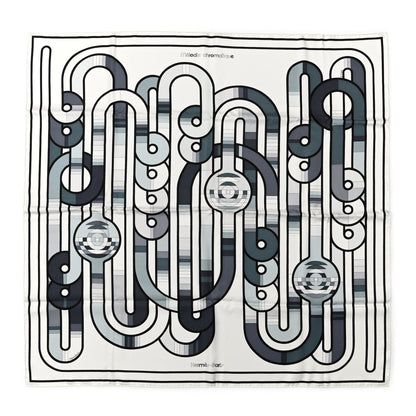 Hermes Silk Melodie Chromatique Scarf 90 1 of 6