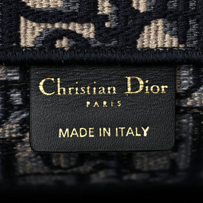 Christian Dior Oblique Medium Book Tote Blue Multicolor 6 of 11