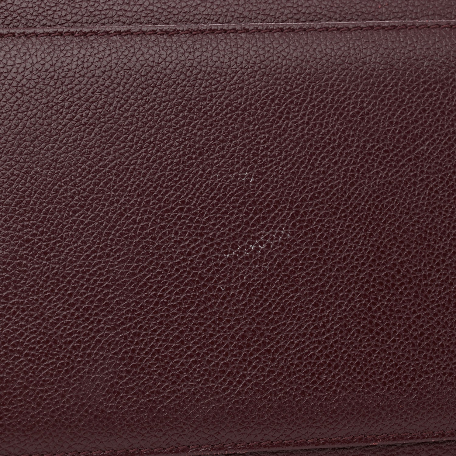 Chanel Calfskin Cerf Executive Shopper Tote Burgundy 14 of 15