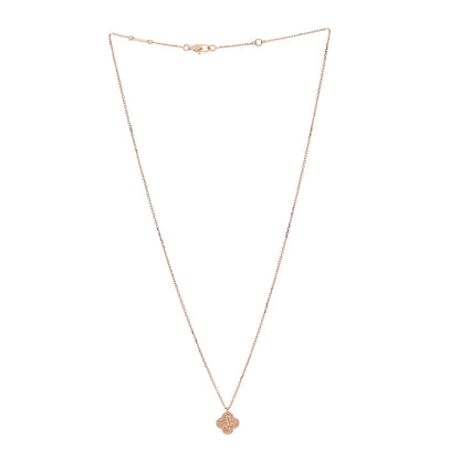 Van Cleef & Arpels 18K Rose Gold Sweet Alhambra Pendant Necklace 3 of 7