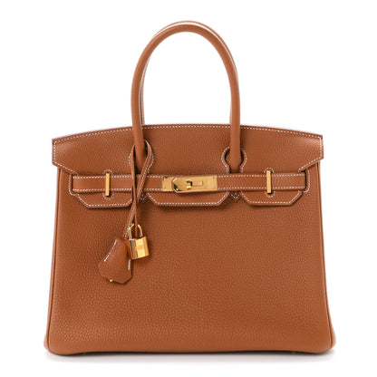 Hermes Togo Birkin 30 Gold 5 of 21