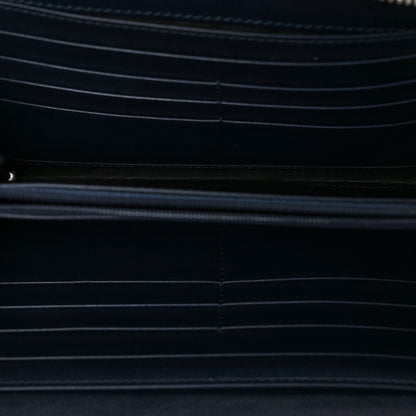 Gucci Microguccissima Zip Around Top Handle Travel Wallet Navy 4 of 9