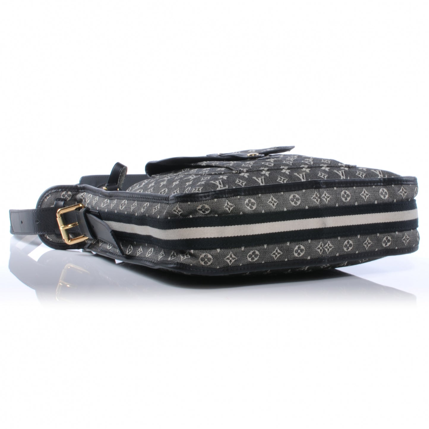 Mini Monogram Besace Mary Kate Black