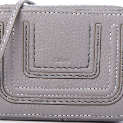Chloe Calfskin Mini Marcie Crossbody Bag Cashmere Grey 11 of 12