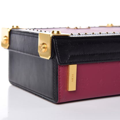 MCM Odeon Calfskin Small Berlin Crossbody Purple 10 of 14