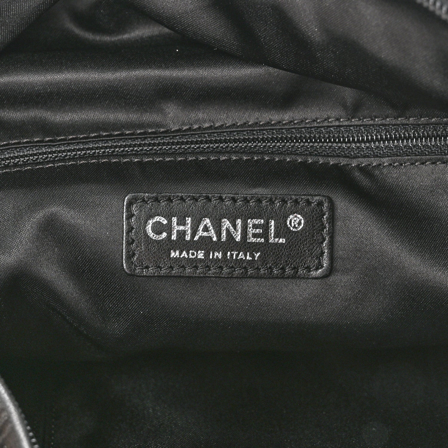 Chanel Quilted Lambskin Hidden Chain Hobo Black 6 of 10
