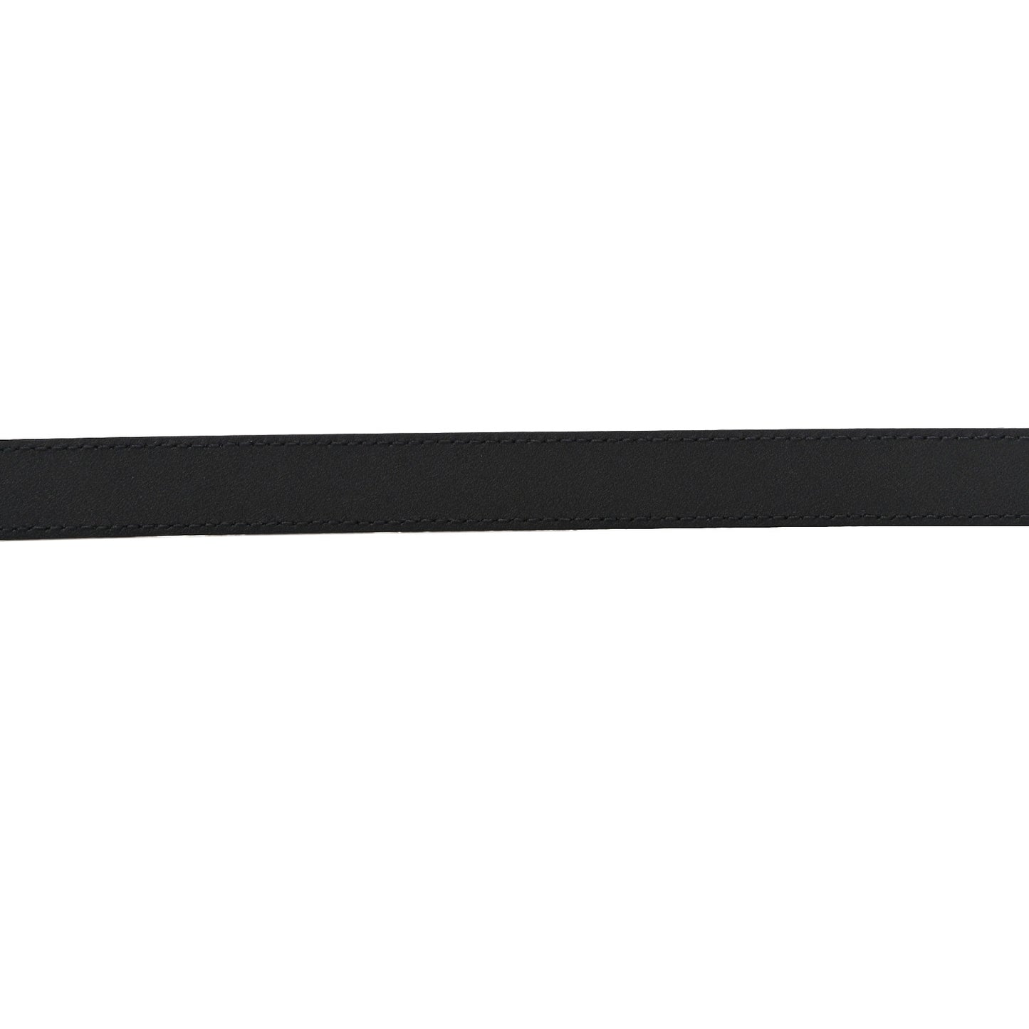 Plutone Calfskin Palladium Double G 20mm Belt 80 32 Black