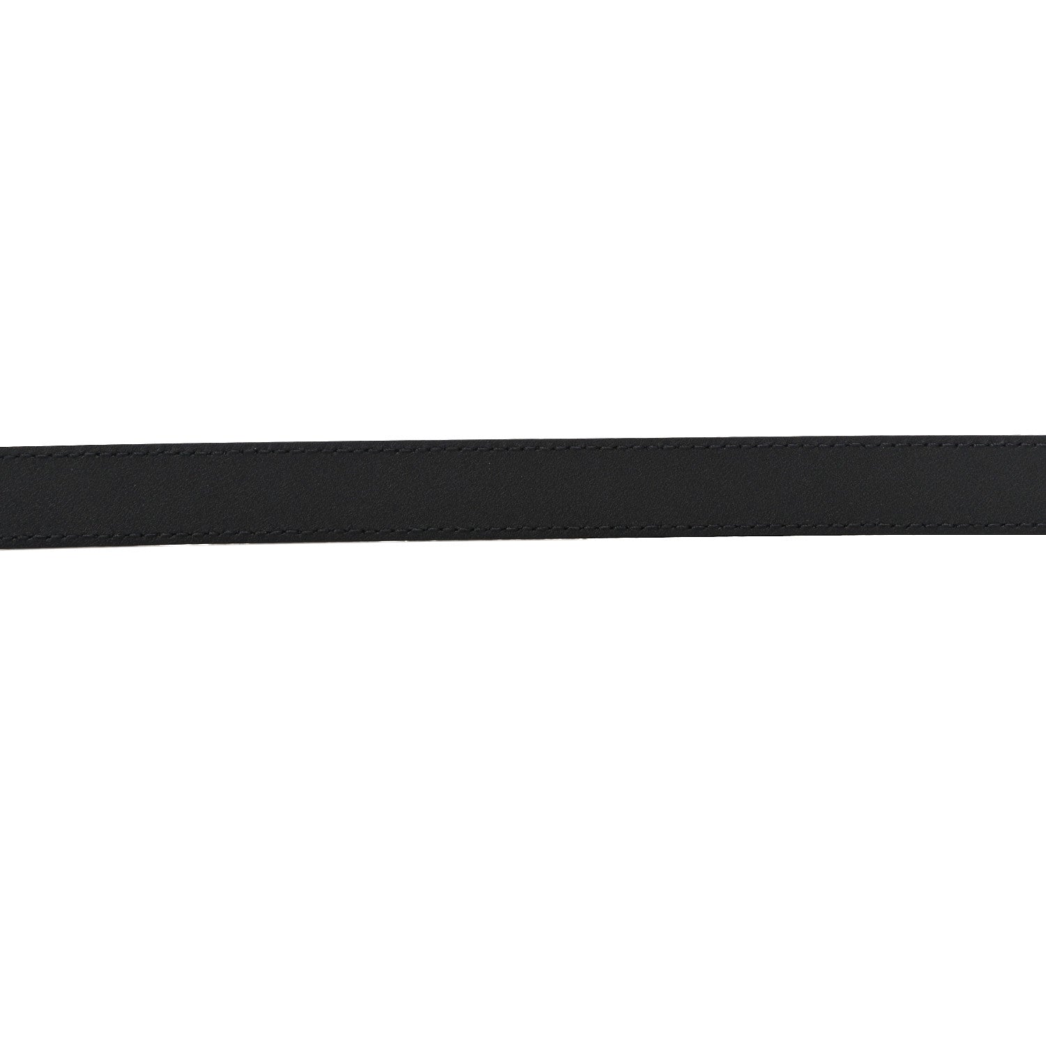 Gucci Plutone Calfskin Palladium Double G 20mm Belt 80 32 Black 6 of 7