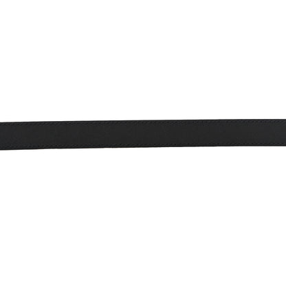 Gucci Plutone Calfskin Palladium Double G 20mm Belt 80 32 Black 6 of 7