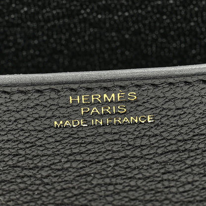 Hermes Chevre Mysore Roulis Slim Wallet Black 7 of 8