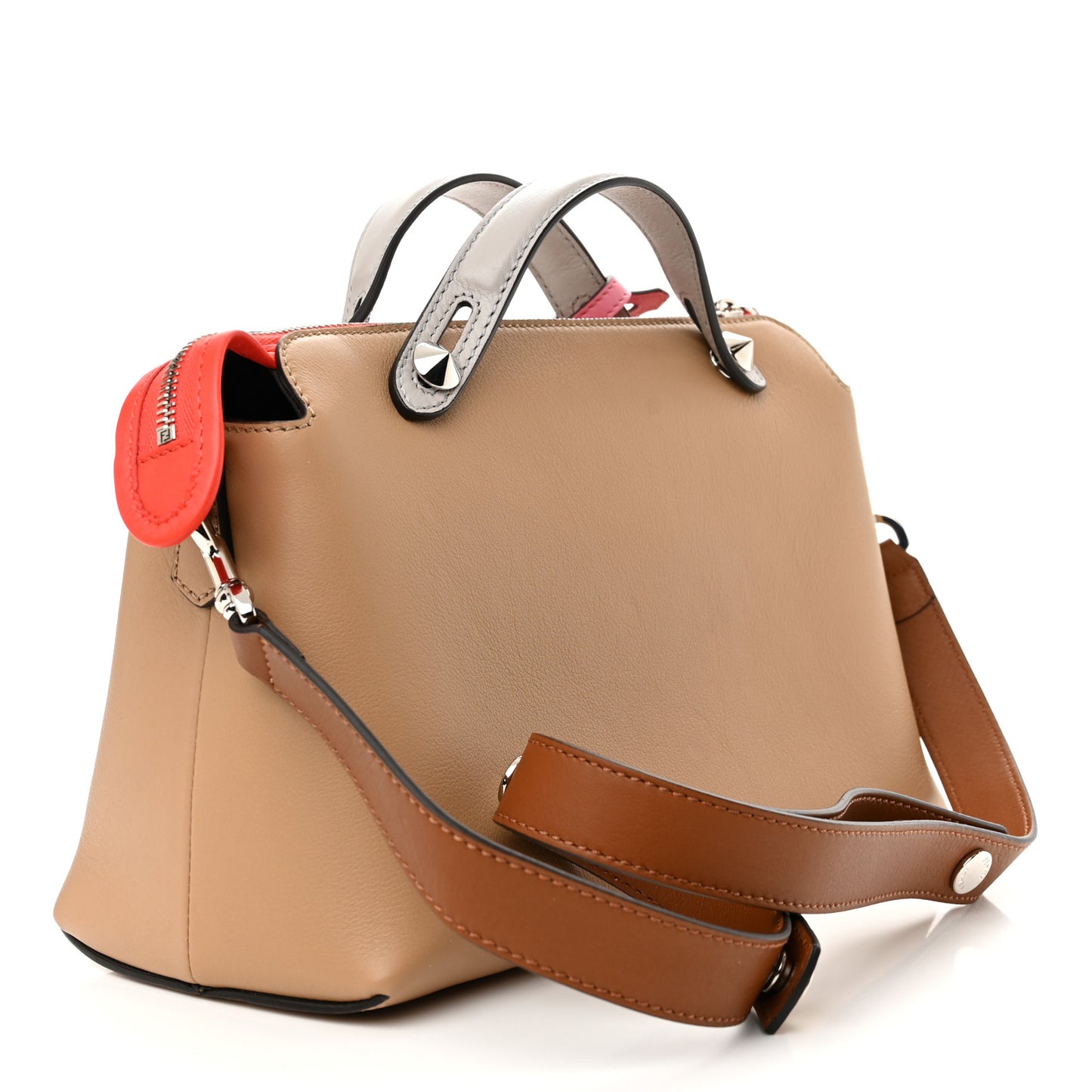 Vitello Dolce 5 Color Medium By The Way Boston Bag Cuoio Multicolor