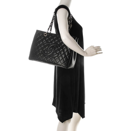 Chanel Caviar Quilted Grand Shopping Tote GST Black 2 of 8