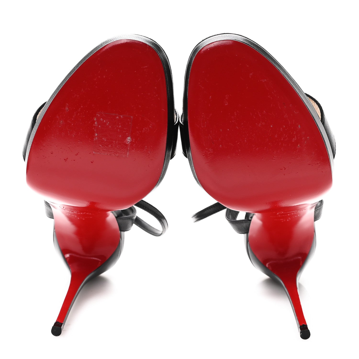 Christian Louboutin Nappa Loubi Queen 120 Pumps 39 Black 6 of 8