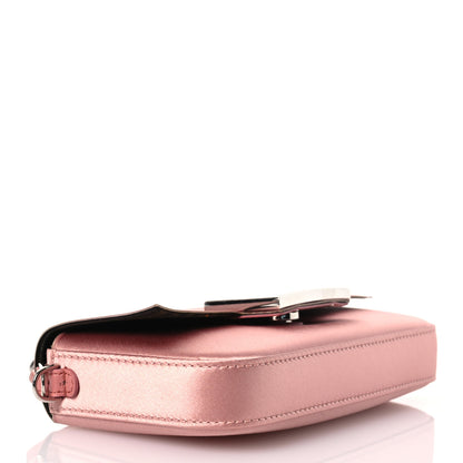 Fendi Silk Satin Phone Baguette Blush 4 of 16
