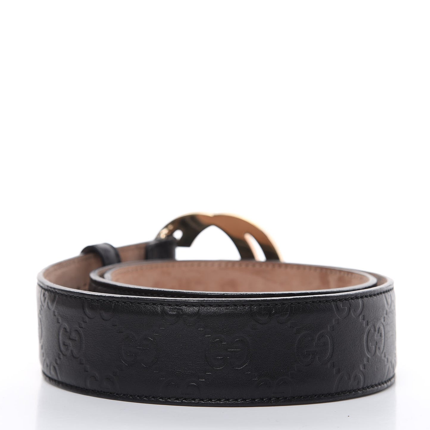 Guccissima Interlocking G Belt 80 32 Black