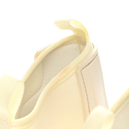 Christian Dior Neoprene Rubber Dior Genesis 30mm Ankle Boots 36 Off White 10 of 12