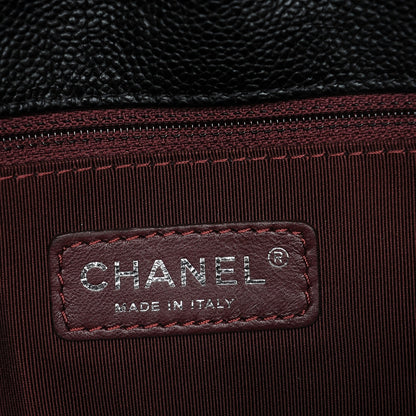 Chanel Caviar Quilted Medium French Riviera Flap Black 6 of 7