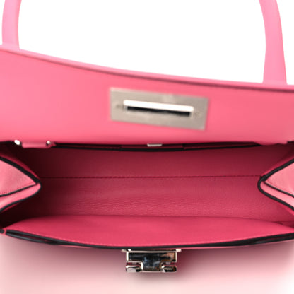 Salvatore Ferragamo Calfskin Trifolio Swing Bag Peonia 5 of 9