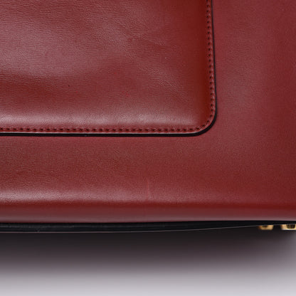 Celine Smooth Calfskin Medium Edge Shoulder Bag Red 13 of 19