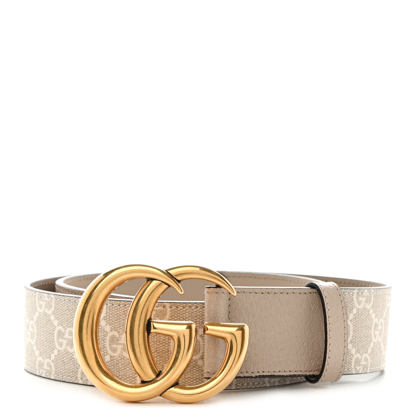 Calfskin Double G 40mm Belt 80 32 Mystic White