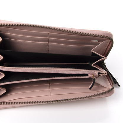 Gucci Calfskin Matelasse GG Marmont Zip Around Wallet Perfect Pink 5 of 9