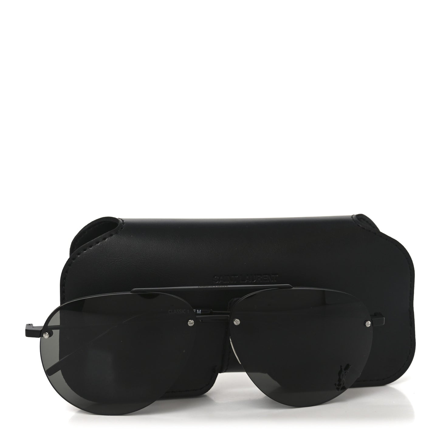 Metal Aviator Classic 11/F Sunglasses Black