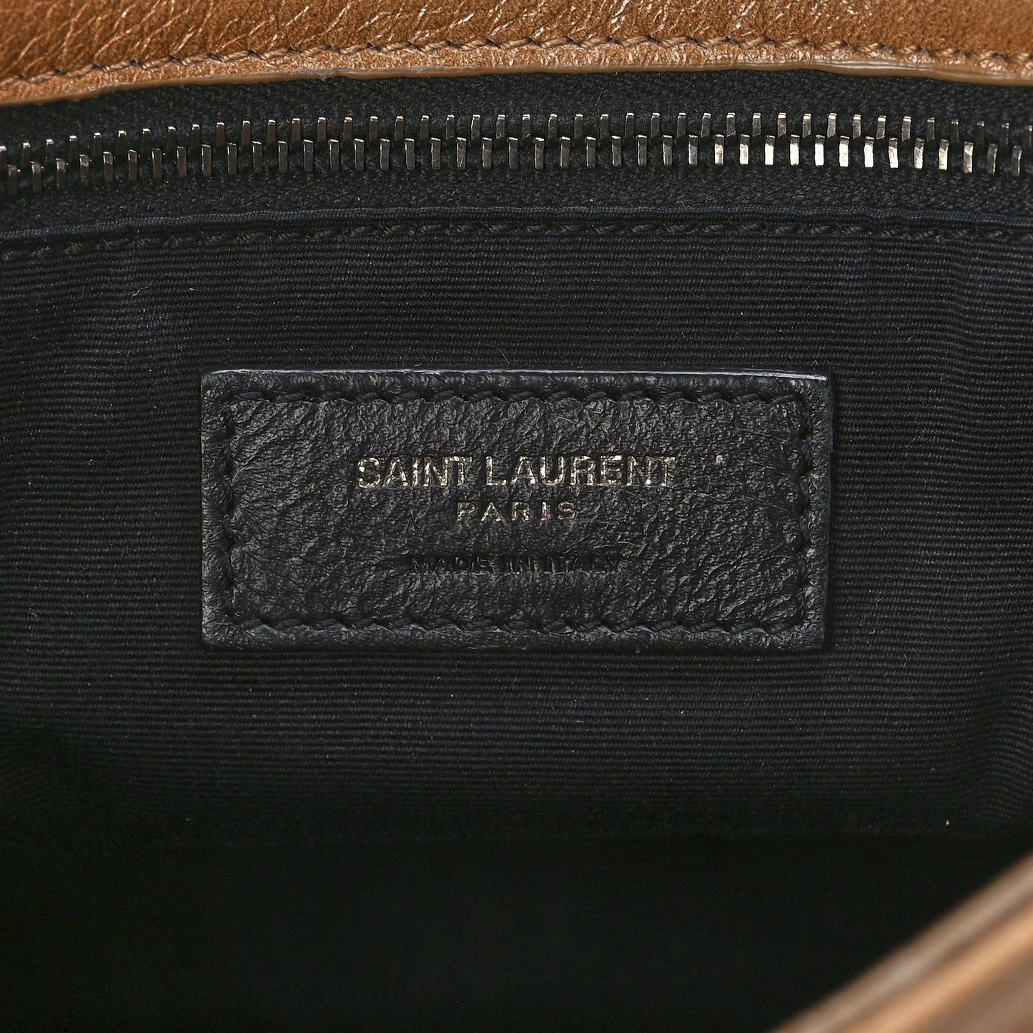 Crinkled Calfskin Matelasse Monogram Medium Niki Chain Satchel Caramel