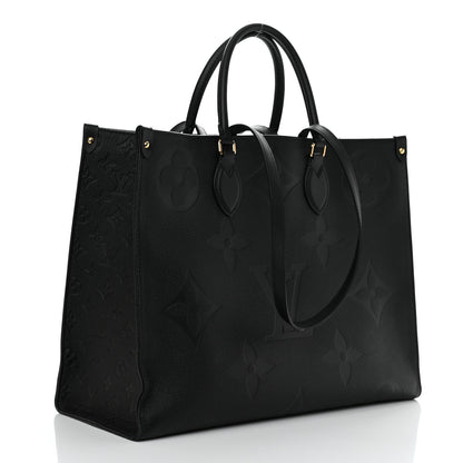 Louis Vuitton Empreinte Monogram Giant Onthego GM Black 3 of 9