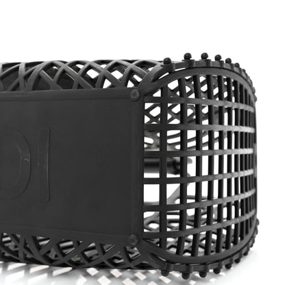 Fendi Recycled Plastic Vitello Liberty Matte Medium Fendi Basket Black Miele Scuro 11 of 11