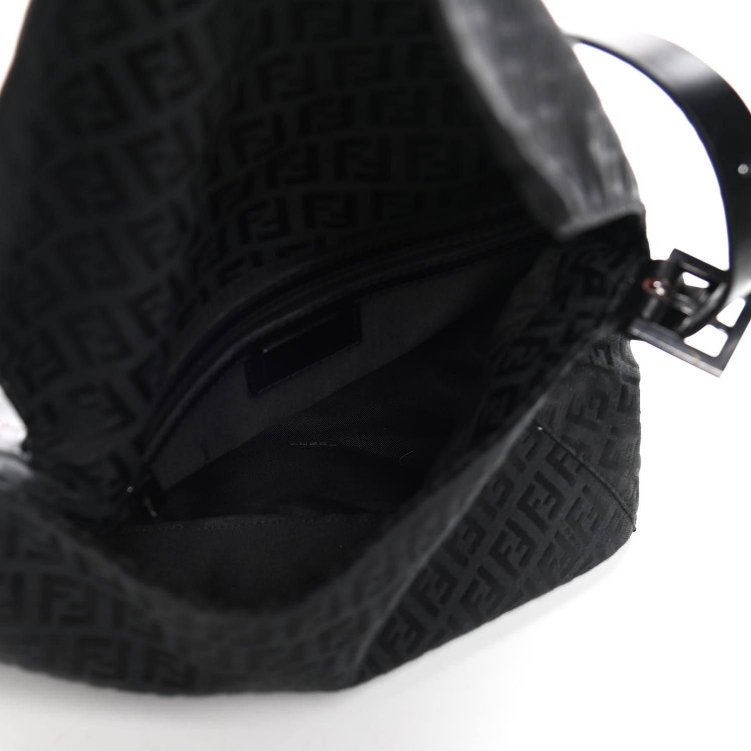 Fendi Zucchino Mama Baguette Black 4 of 7