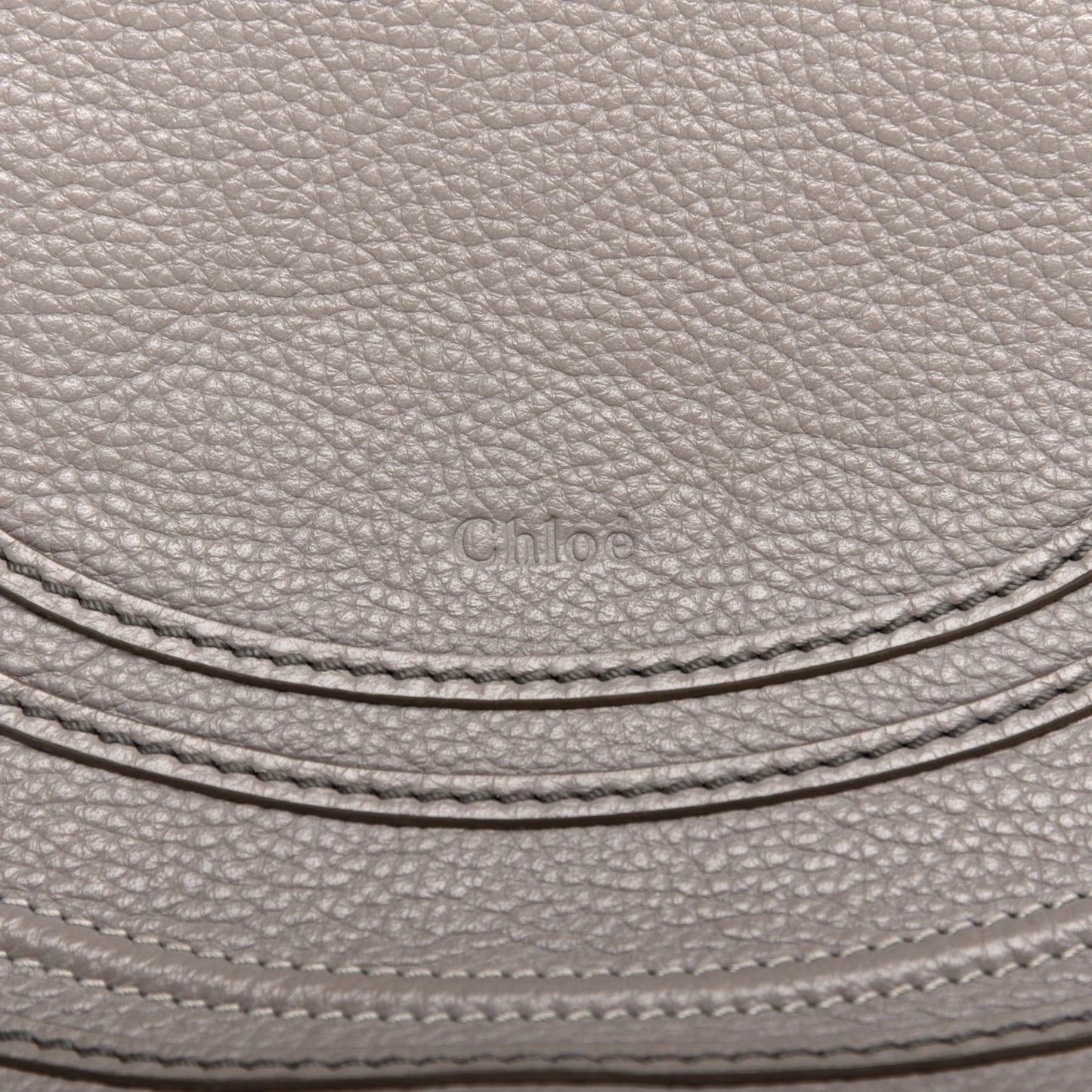 Calfskin Medium Marcie Round Crossbody Bag Cashmere Grey