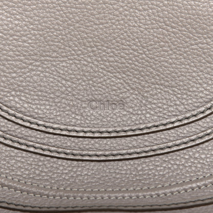 Chloe Calfskin Medium Marcie Round Crossbody Bag Cashmere Grey 9 of 11